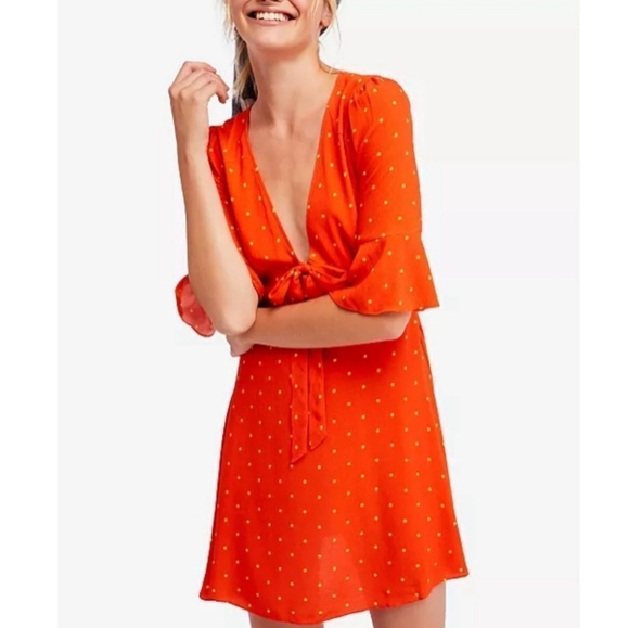 Free People▪️All Yours Mini Polka Dot Dress - Picture 12 of 12